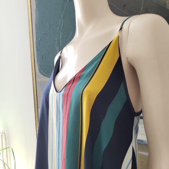 Peach Love California | Striped Boho Maxi Dress with Pockets - Picture 4 of 7